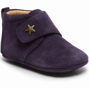 Odorless Bisgaard Indoor Shoes Baby Star Purple