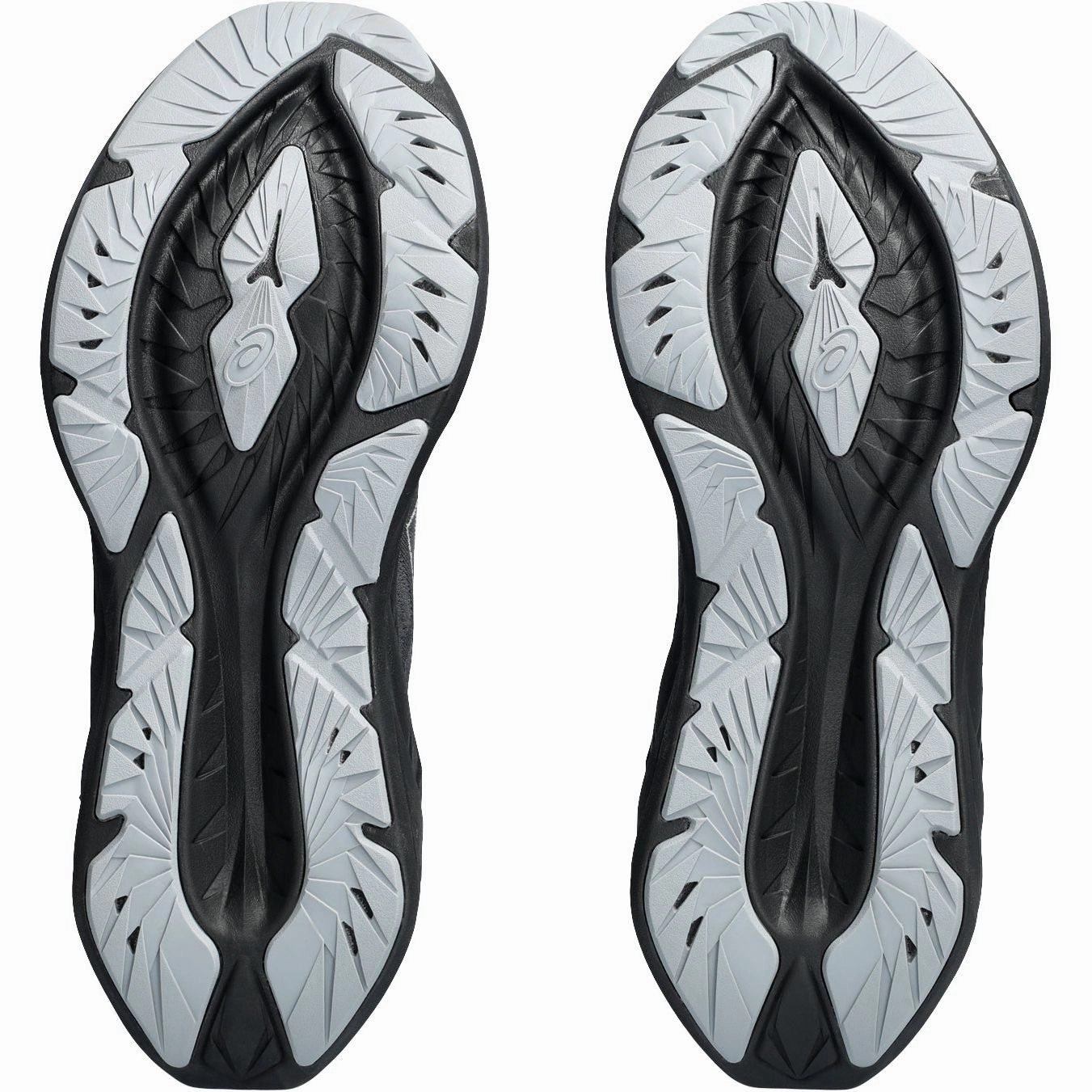 Geometric Traction Lugs Supportive Upper Asics NovaBlast 4 Mens Running Shoes - Black