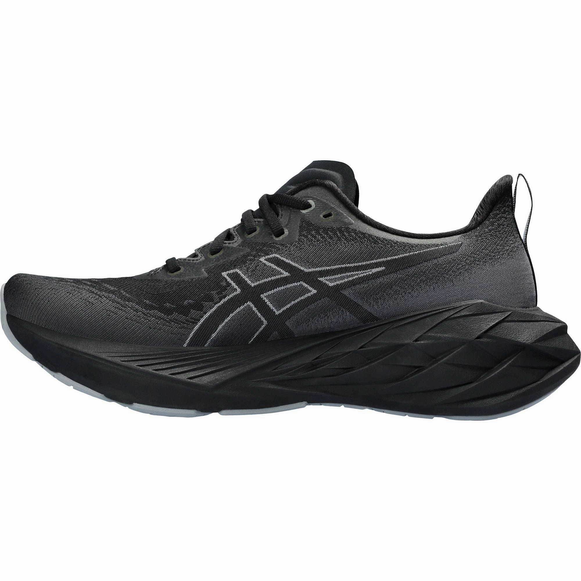 Asics NovaBlast 4 Mens Running Shoes - Black running in cold tracks shoes