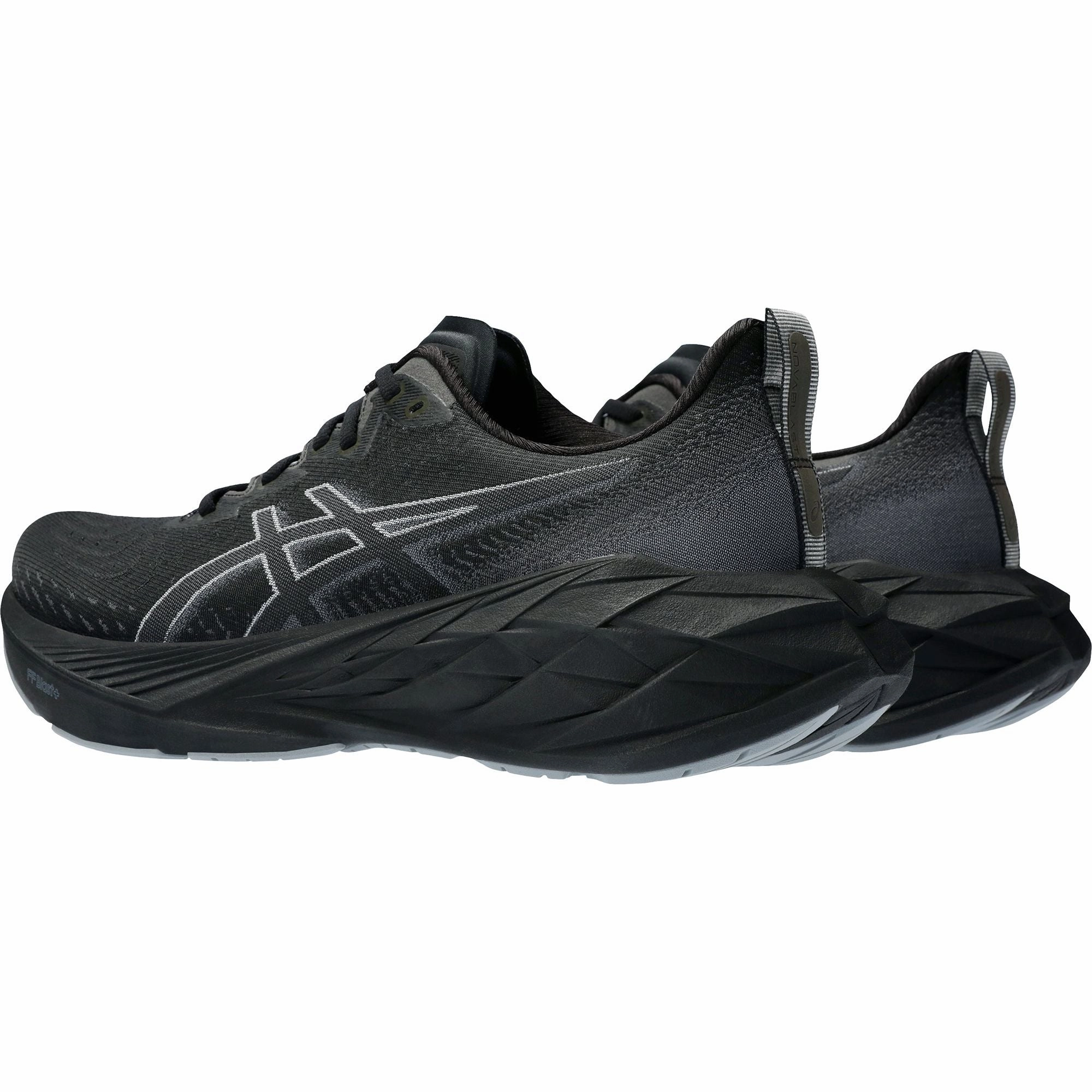stadium beach running shoe environment Asics NovaBlast 4 Mens Running Shoes - Black
