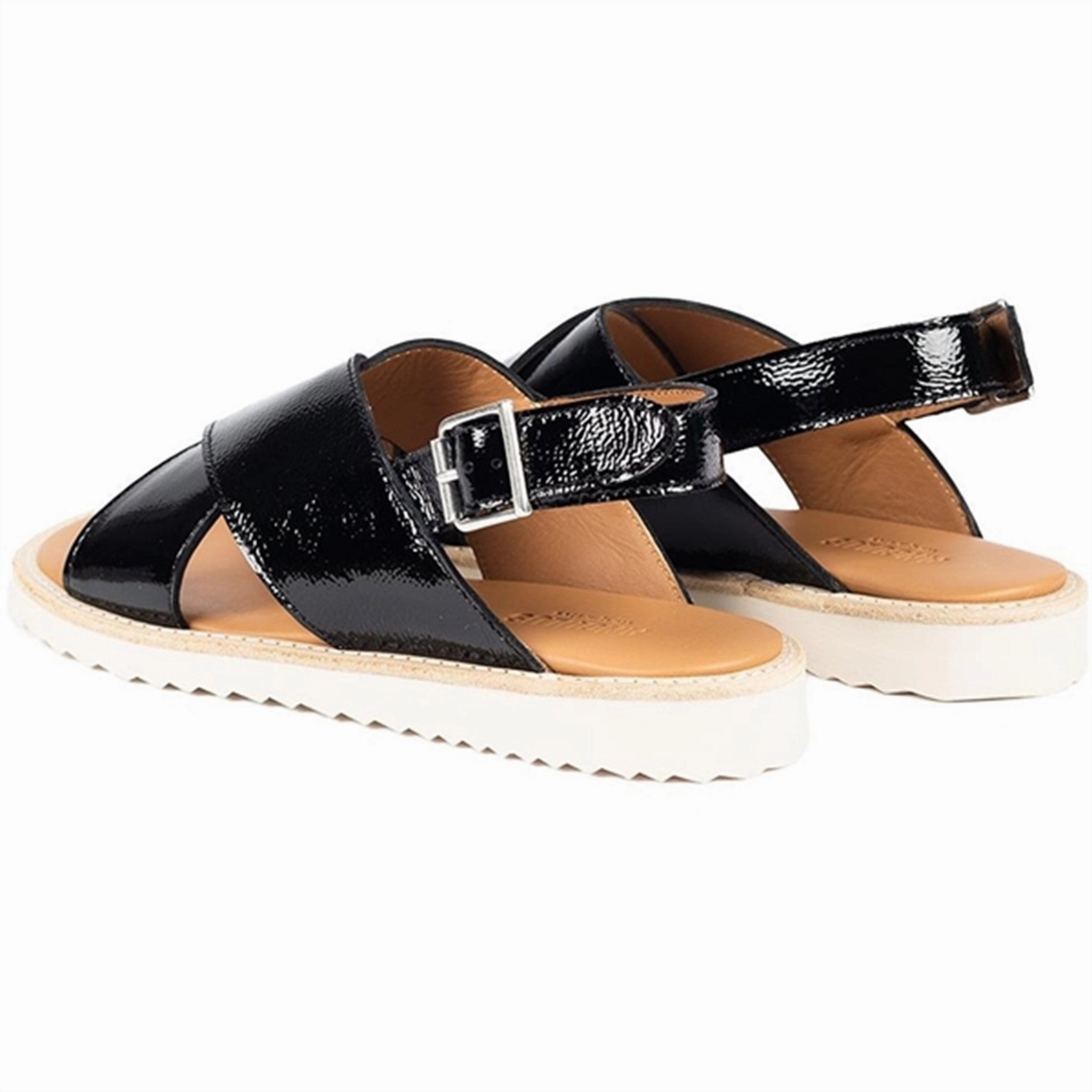 Lightweight Midsole Low Profile Design Element Angulus Sandals Black