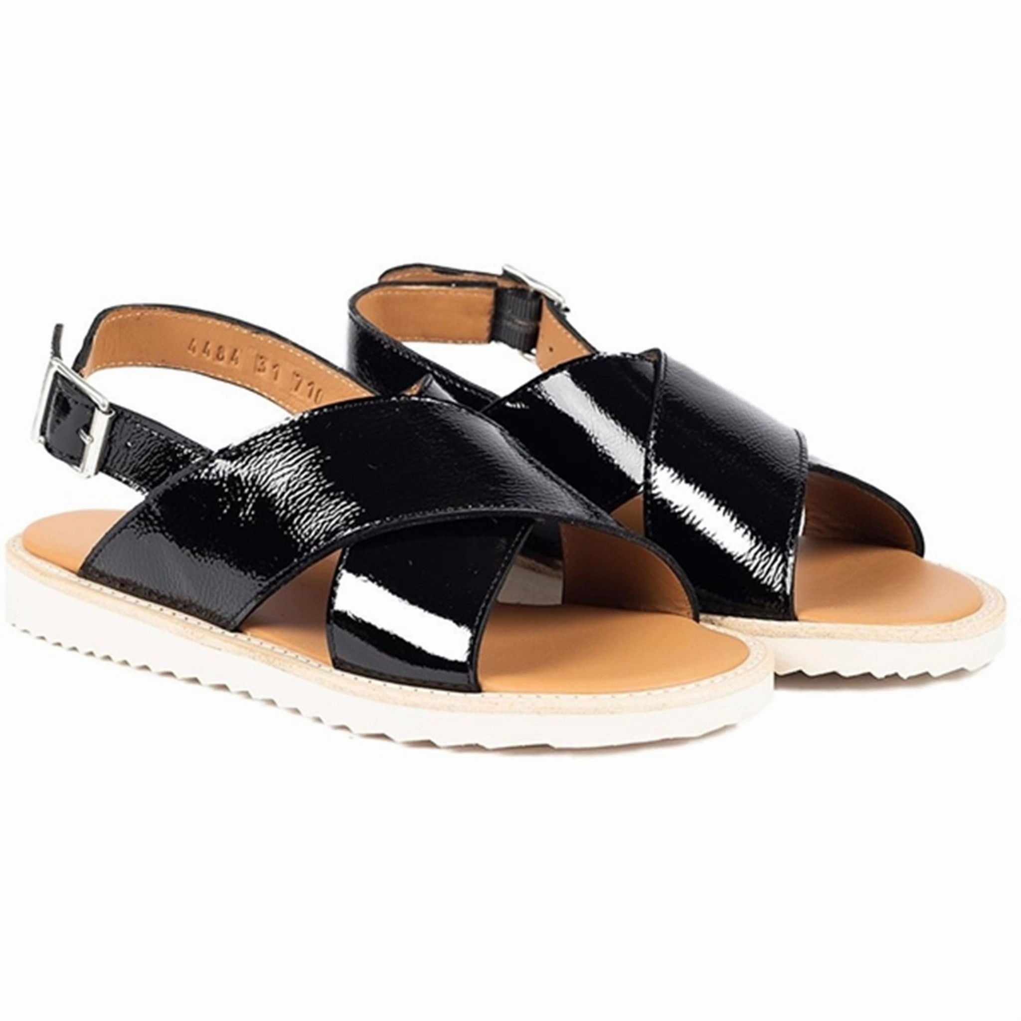 Angulus Sandals Black Foot Support Design Poolside Vibes