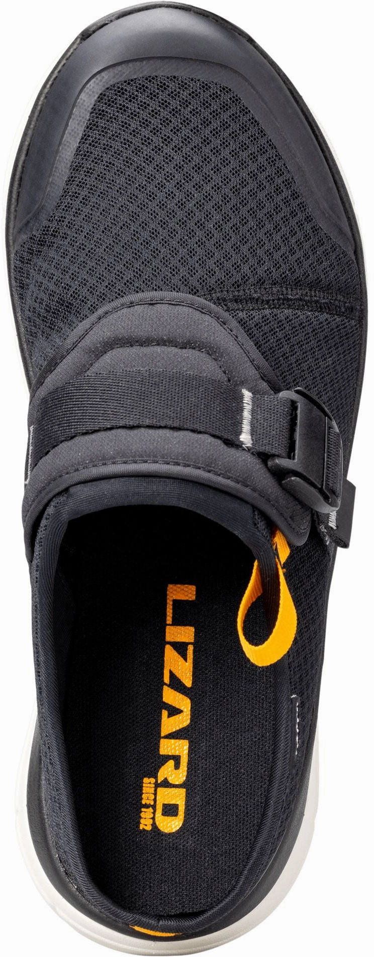 QuickDry Abrasion Resistant Layer Lizard Way Mens Moc Sandals - Black