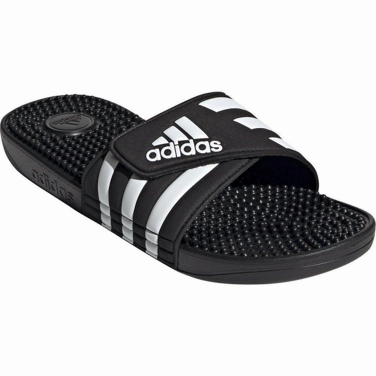 Comfortable Fit System adidas Adissage Sliders - Black