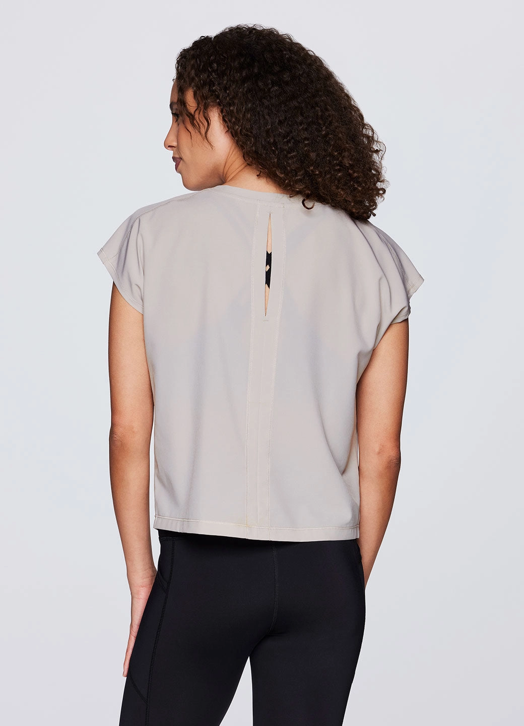 Seam Free Back Stylish Comfort Tivoli Stretch Woven Tee