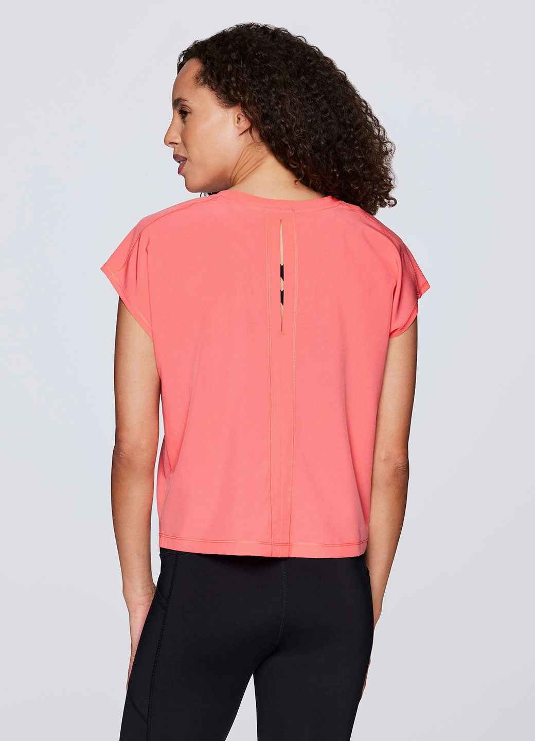 Comfortable and Chic Tivoli Stretch Woven Tee