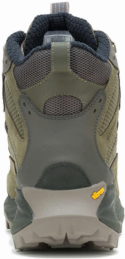 medium style stripe patterns Merrell Moab Speed 2 Thermo Mid Waterproof Mens Walking Boots - Green