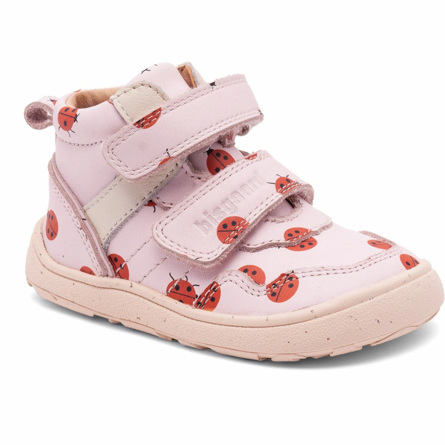 Bisgaard Lady Bugs Barefoot Becky First Step Shoe Korean Mood Contoured Footbed Shape