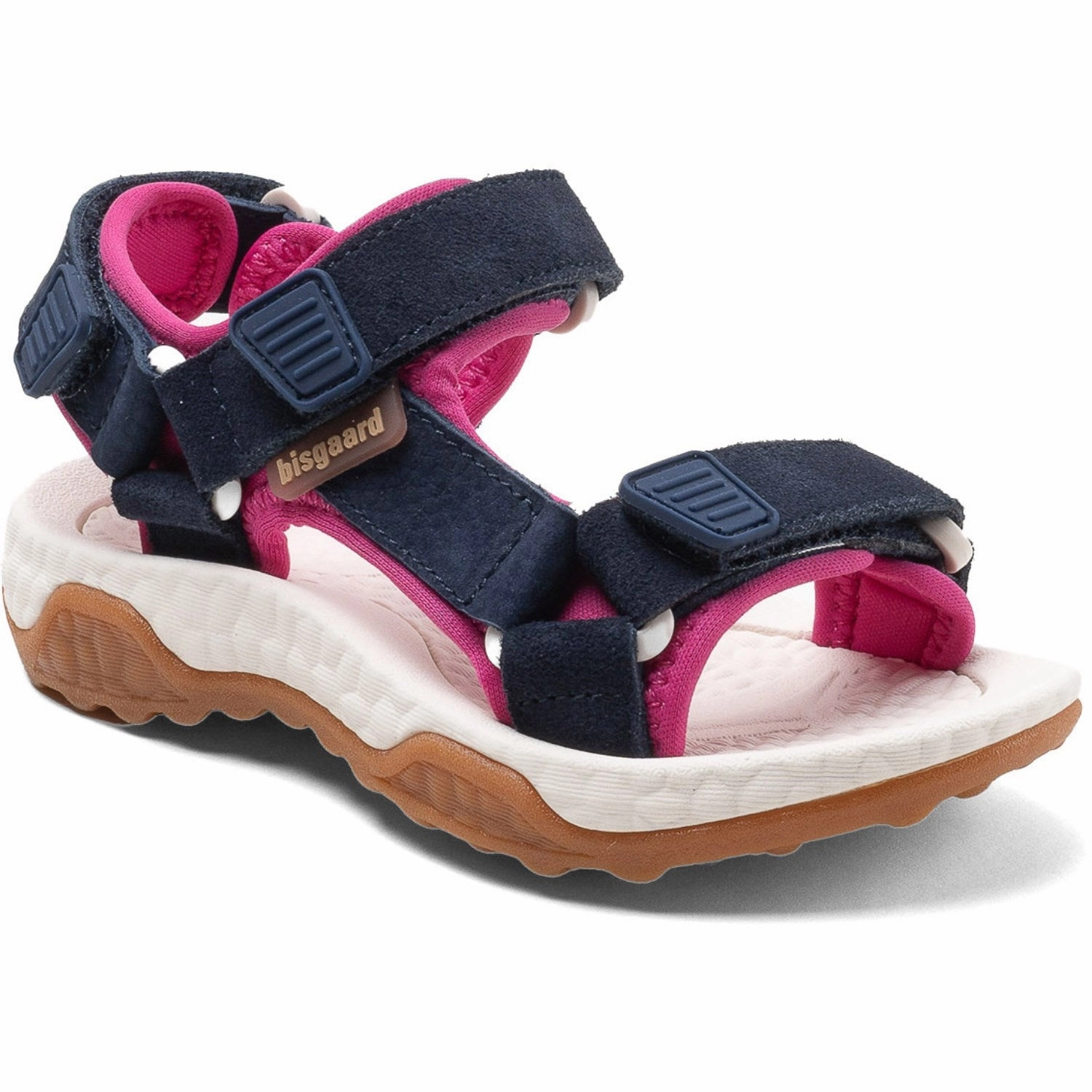 Bisgaard Navy Raden Sandal Water resistant upper Quick Slide