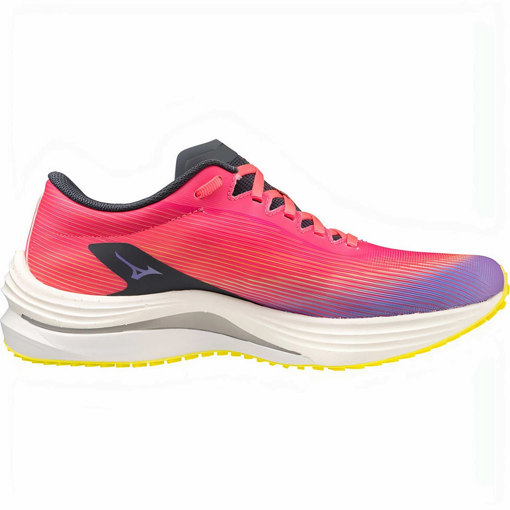 Mizuno Wave Rebellion Flash Womens Running Shoes - Pink buckle - strap shoes