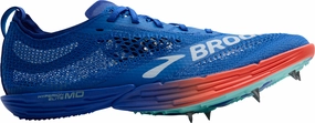 Brooks Hyperion Elite MD Running Spikes - Blue High Play Defensive Play