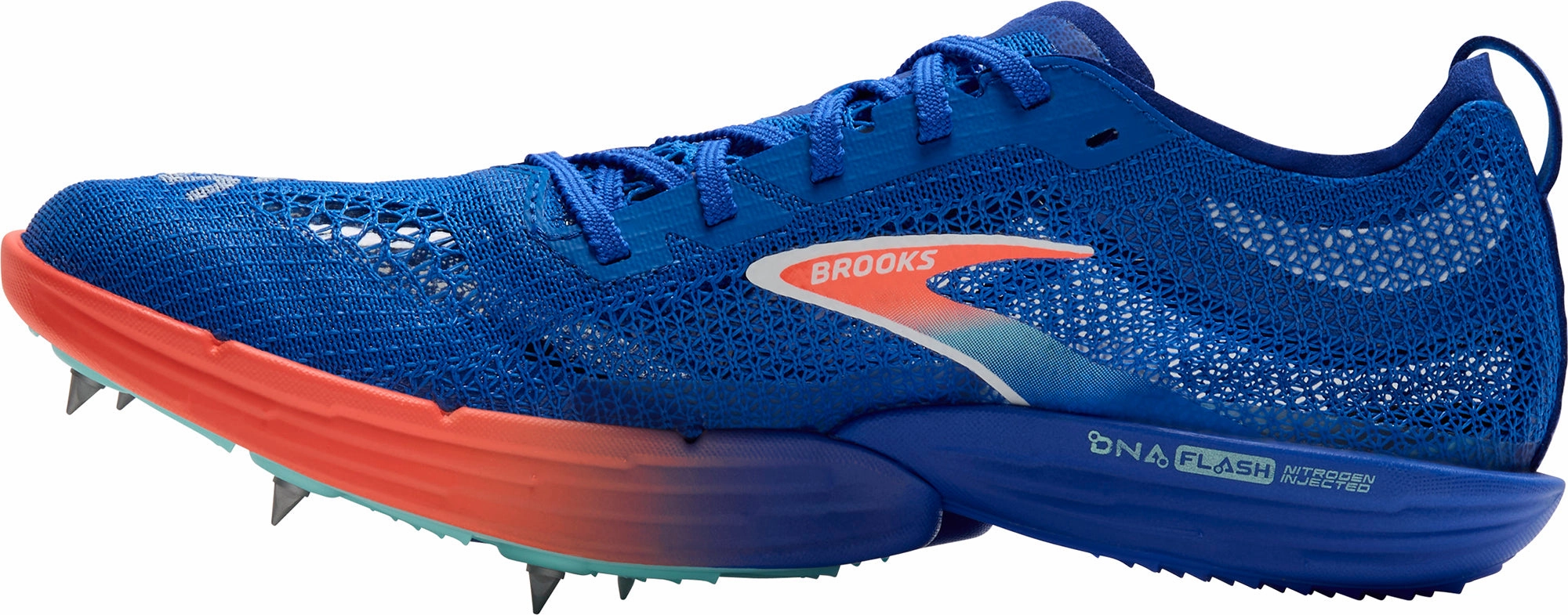 High Grip Airflow Technology Brooks Hyperion Elite MD Running Spikes - Blue