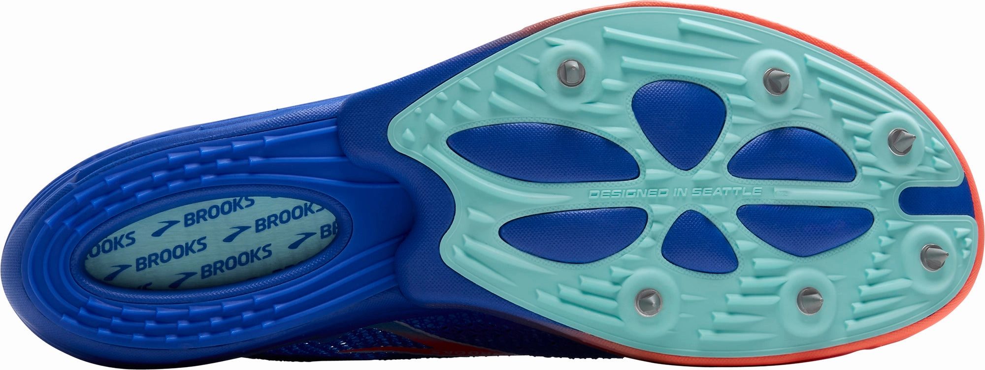 Elite Play Quick Release Brooks Hyperion Elite MD Running Spikes - Blue