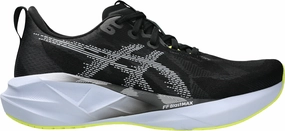 breathable lining shoes track running footwear Asics NovaBlast 5 Mens Running Shoes - Black