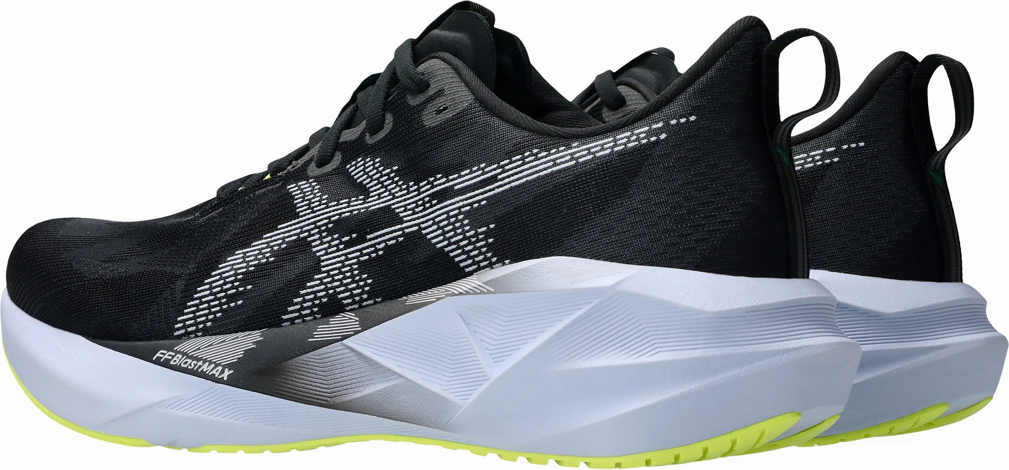 anti - skid shoes odor - resistant shoe quality Asics NovaBlast 5 Mens Running Shoes - Black