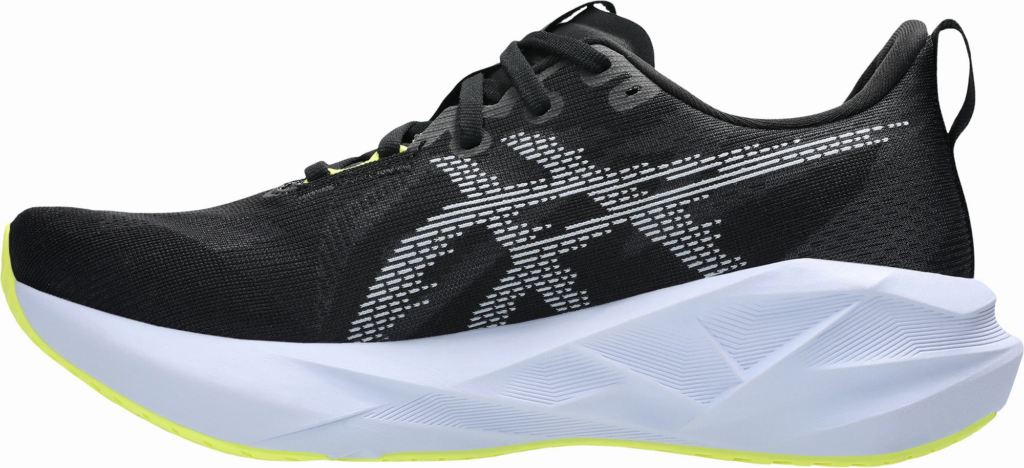 suitable for beginners Pressure Dispersion Sole Asics NovaBlast 5 Mens Running Shoes - Black