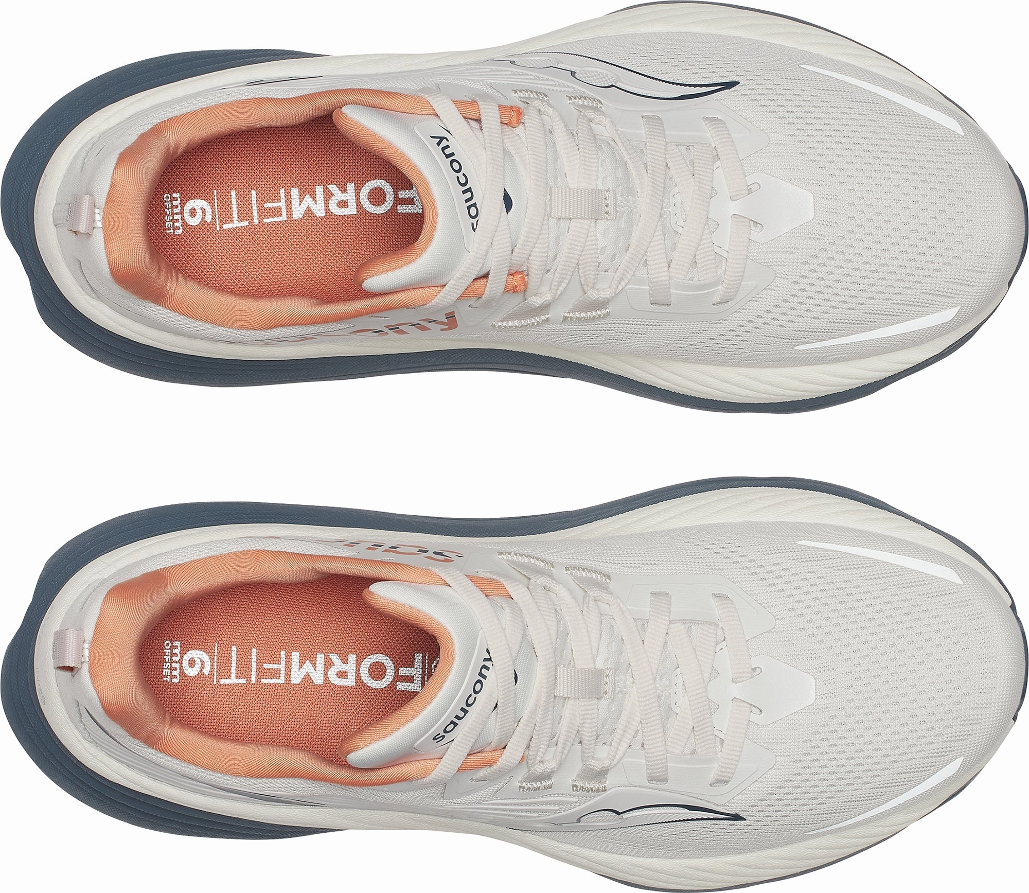 Saucony Hurricane 24 Mens Running Shoes - White powerlifting shoes