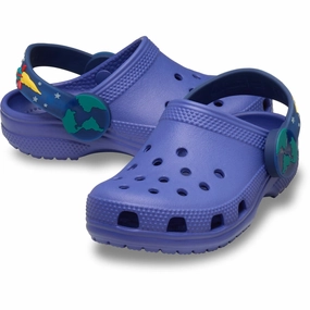 Crocs Sapphire Classic Imagination Lights Backstrap Clog Anytime Fit Ankle Strap