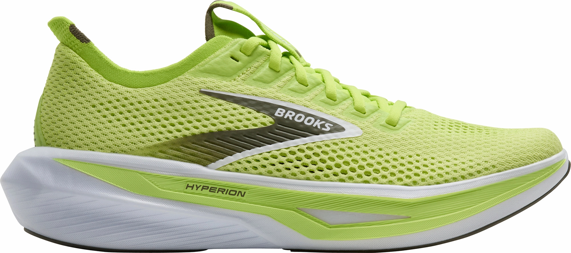 Brooks Hyperion 3 Mens Running Shoes - Green Low Profile Midsole