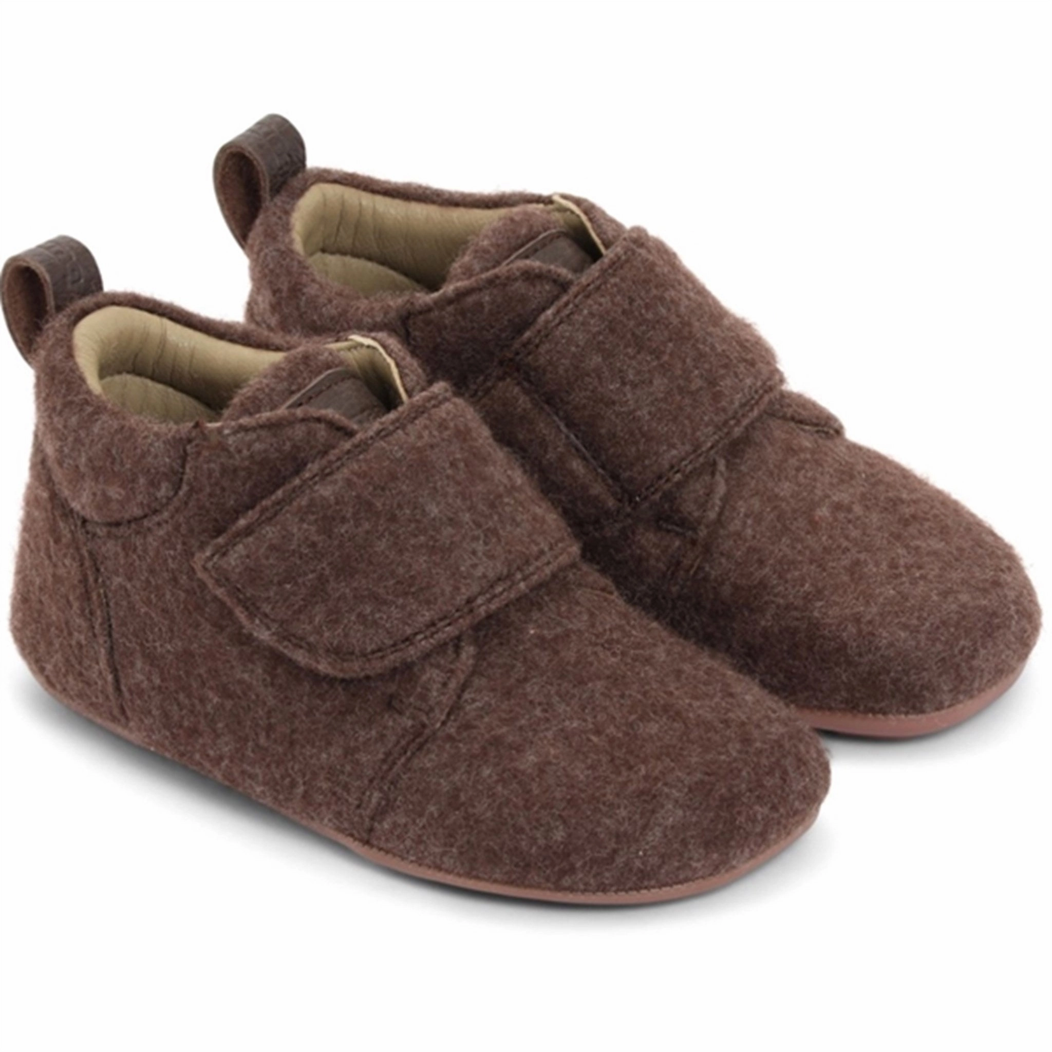 Friction Reducing Lining Bundgaard Tannu Wool Indoor Shoes Brown