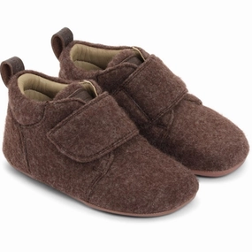 Friction Reducing Lining Bundgaard Tannu Wool Indoor Shoes Brown