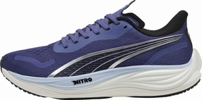 Puma Velocity Nitro 3 Mens Running Shoes - Blue Natural Flex Grooves Running Companion