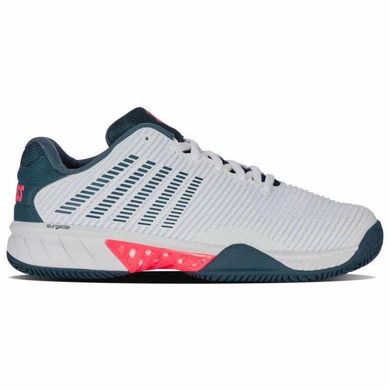 K-SWISS Hypercourt 2 Express HB D Mens Tennis Shoes Hyperboloid Tread Pattern Anti Fatigue Insole