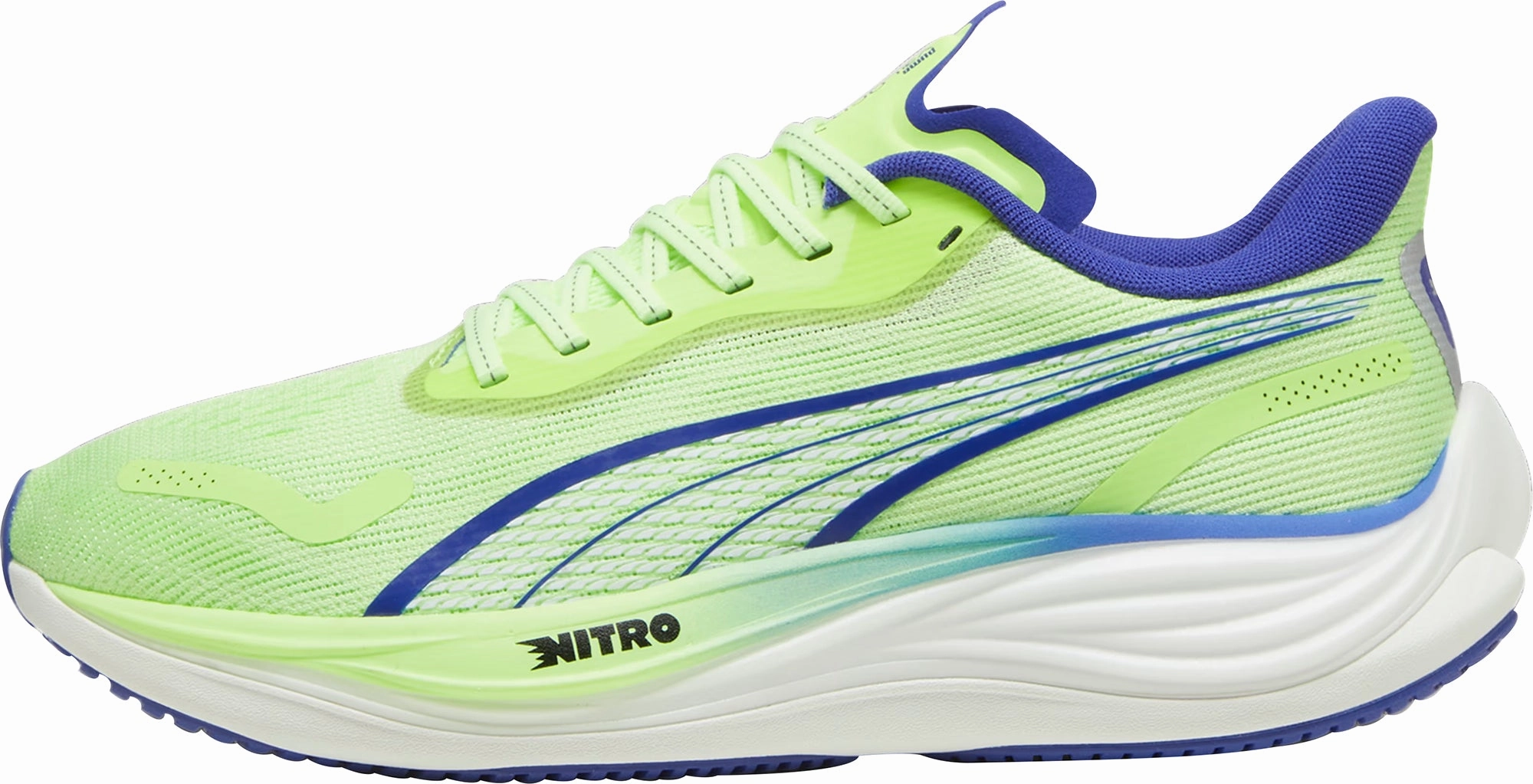 Enhanced Performance Fast Landing Puma Velocity Nitro 3 Mens Running Shoes - Green