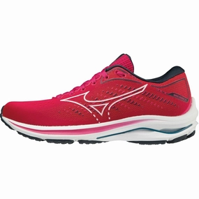 Comfortable lining Mizuno Wave Rider 25 Womens Running Shoes - Pink
