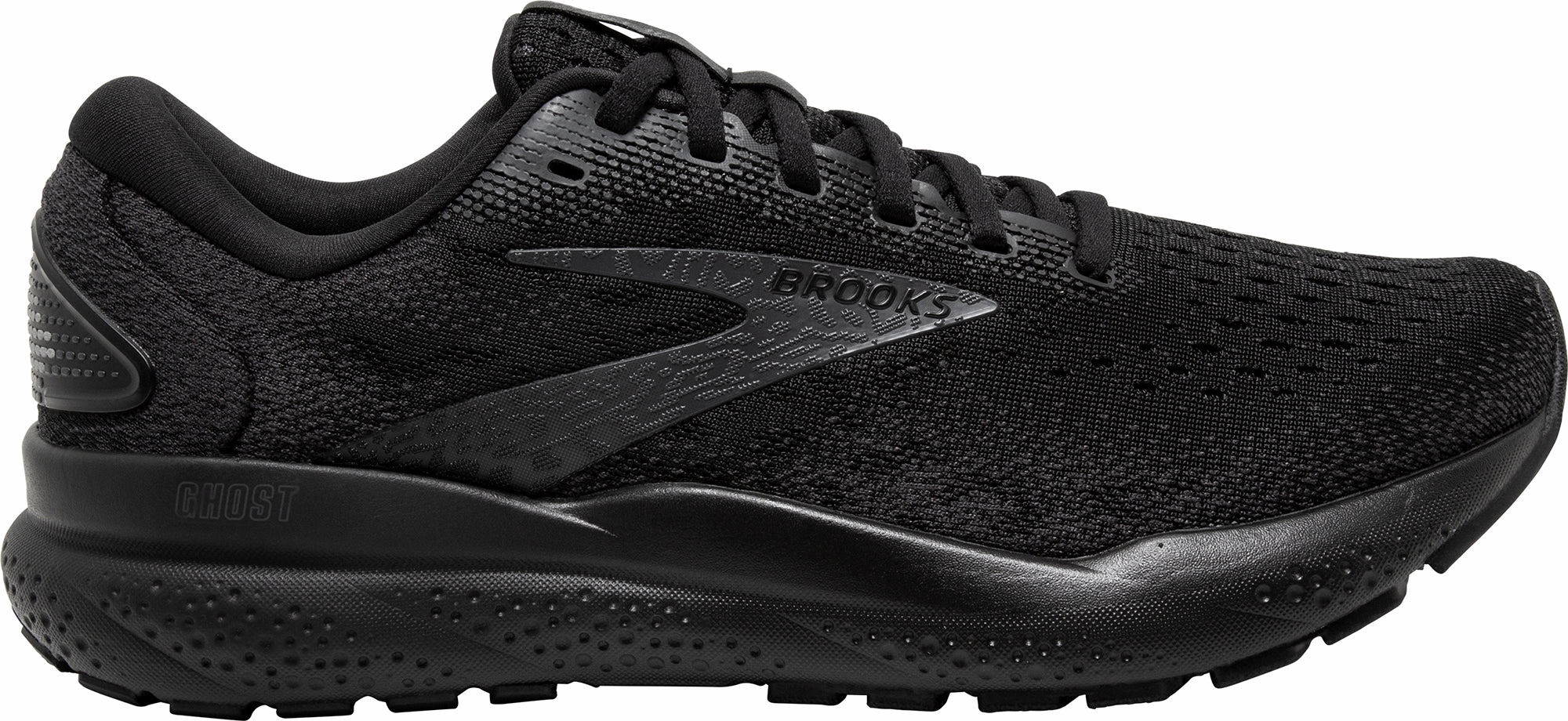 Brooks Ghost 16 NARROW FIT Womens Running Shoes - Black Cool-down matte shoes