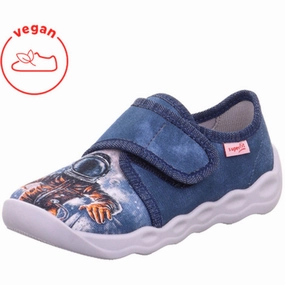 Superfit Blue/Multicoloured Bubble Slippers With Cold Lining Abrasion Resistant Exterior