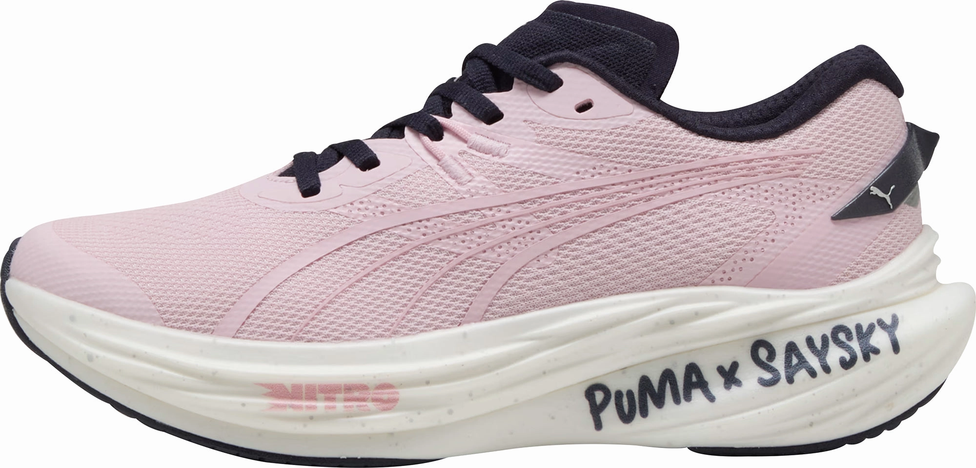 High Abrasion Zones maximalist - style shoes Puma Deviate Nitro 3 X SAYSKY Womens Running Shoes - Pink