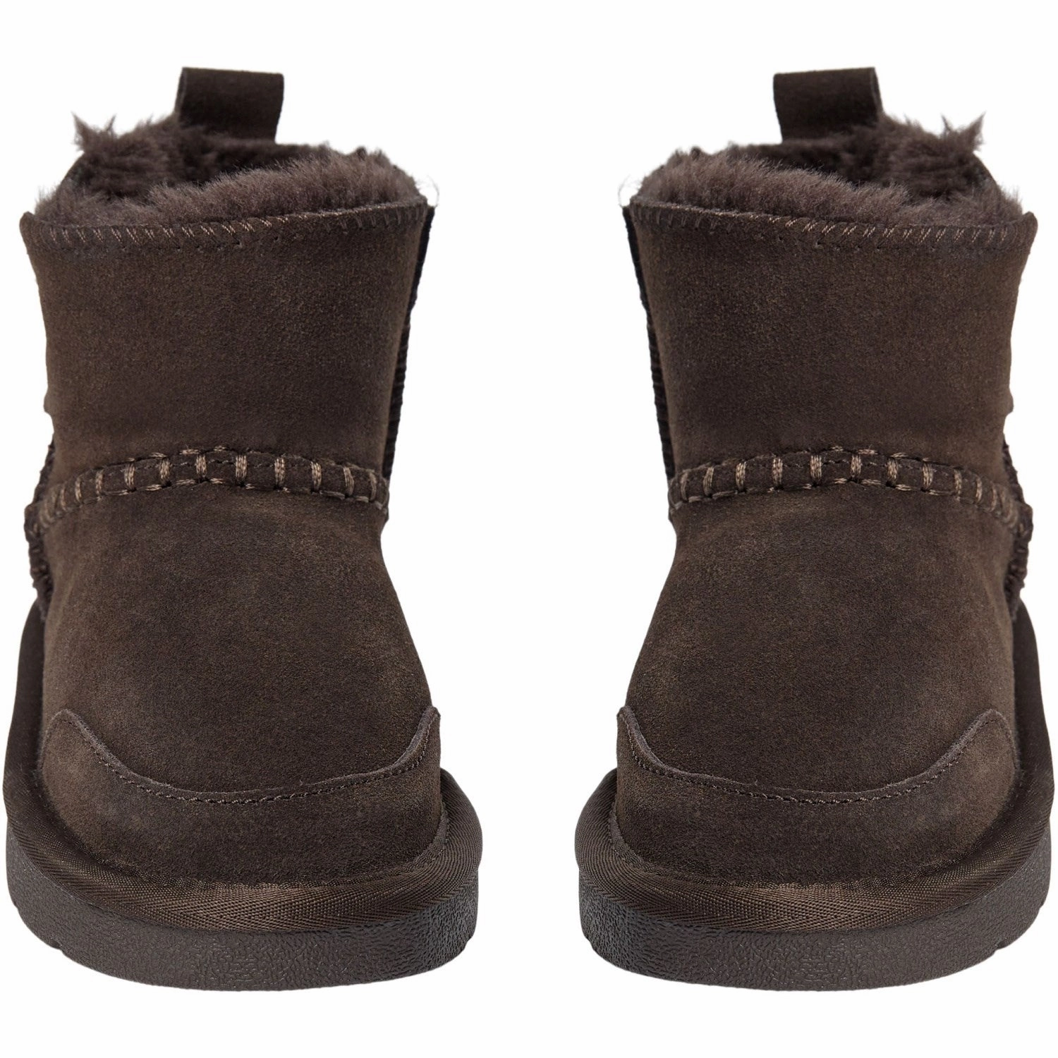 Sofie Schnoor Dark Brown Suede Boots Soft Insole