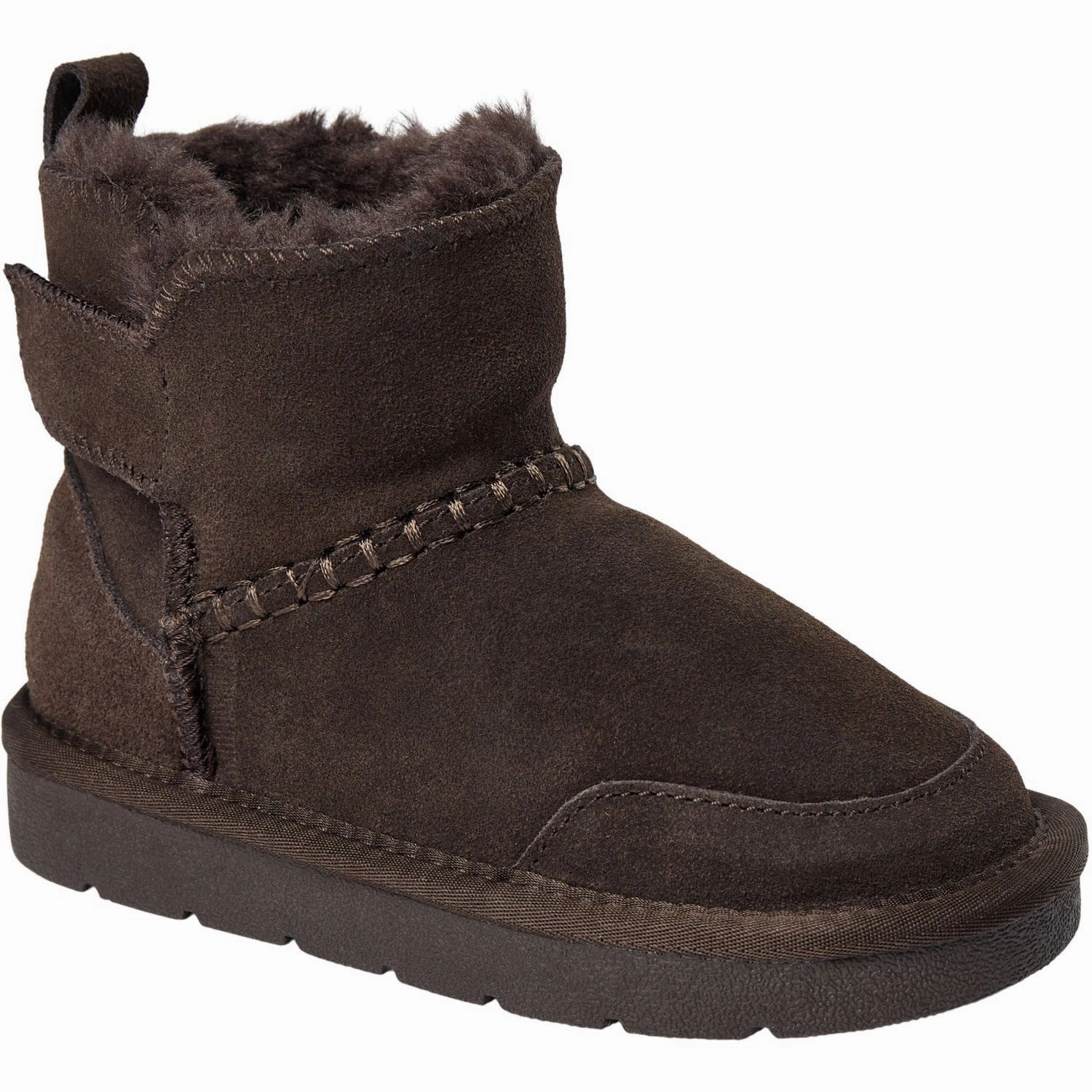Sofie Schnoor Dark Brown Suede Boots Seamless Comfort Rough Terrain Anti microbial coating