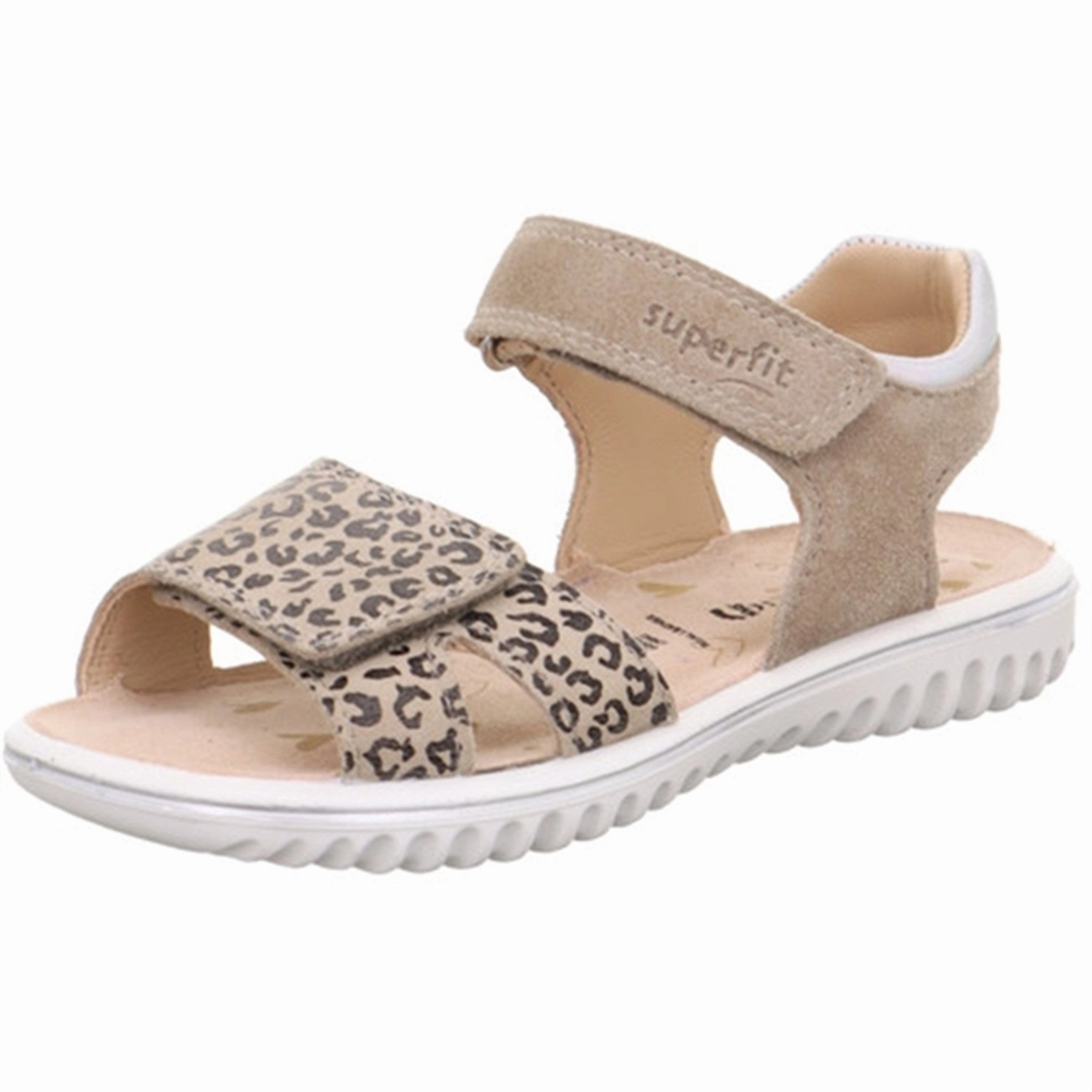 Comfortable Travel Sporty Design Superfit Sparkle Sandals Beige