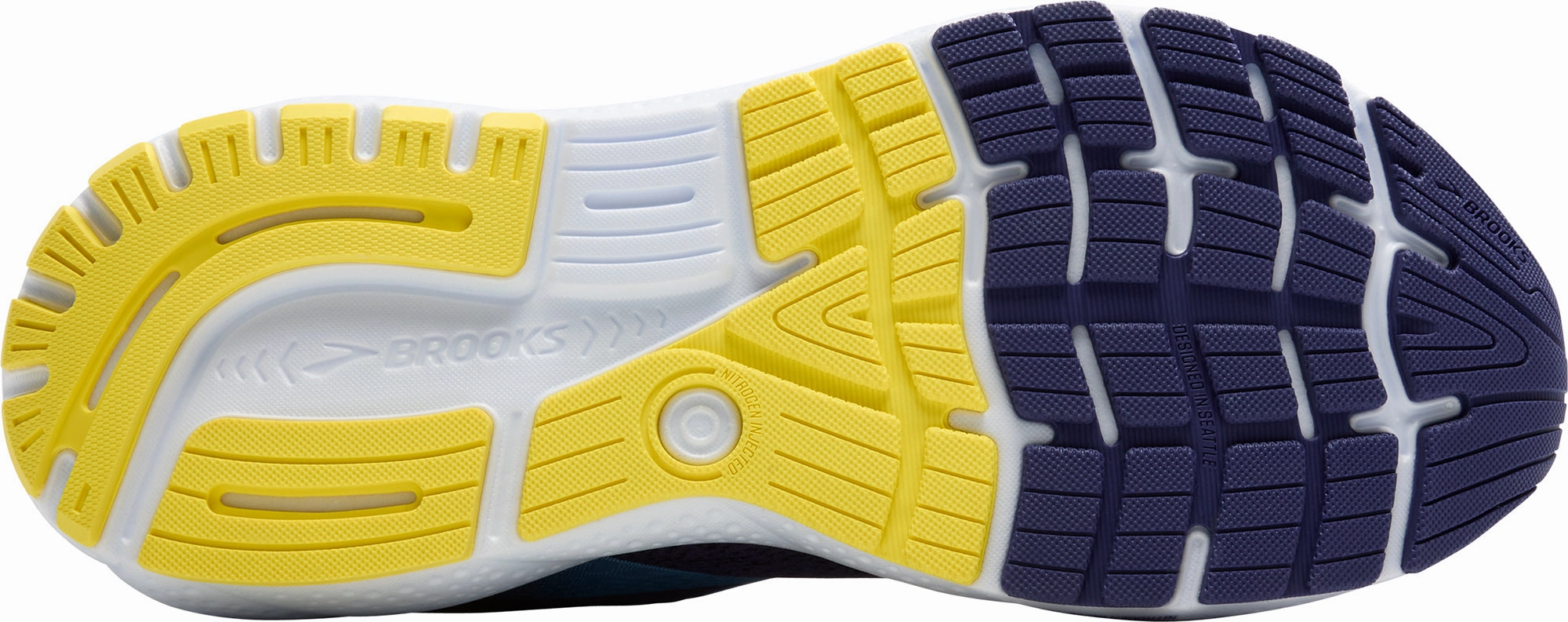 Brooks Ghost 16 Mens Running Shoes - Blue Support Panel