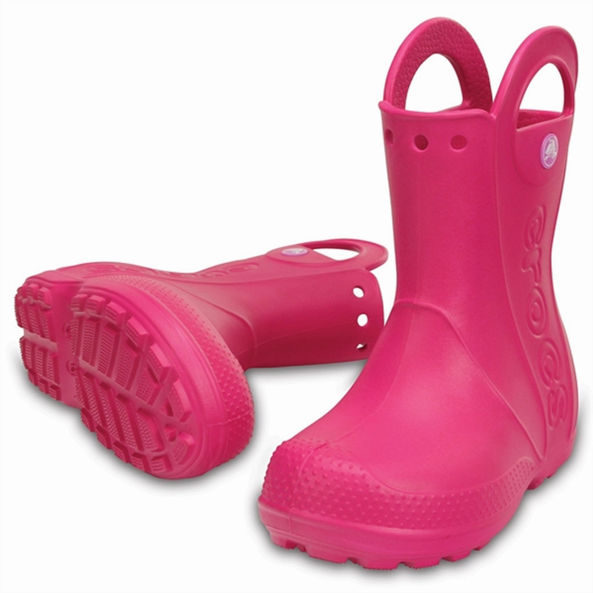 Thermal Core Hiking Trails Crocs Handle It Rain Boots Candy Pink