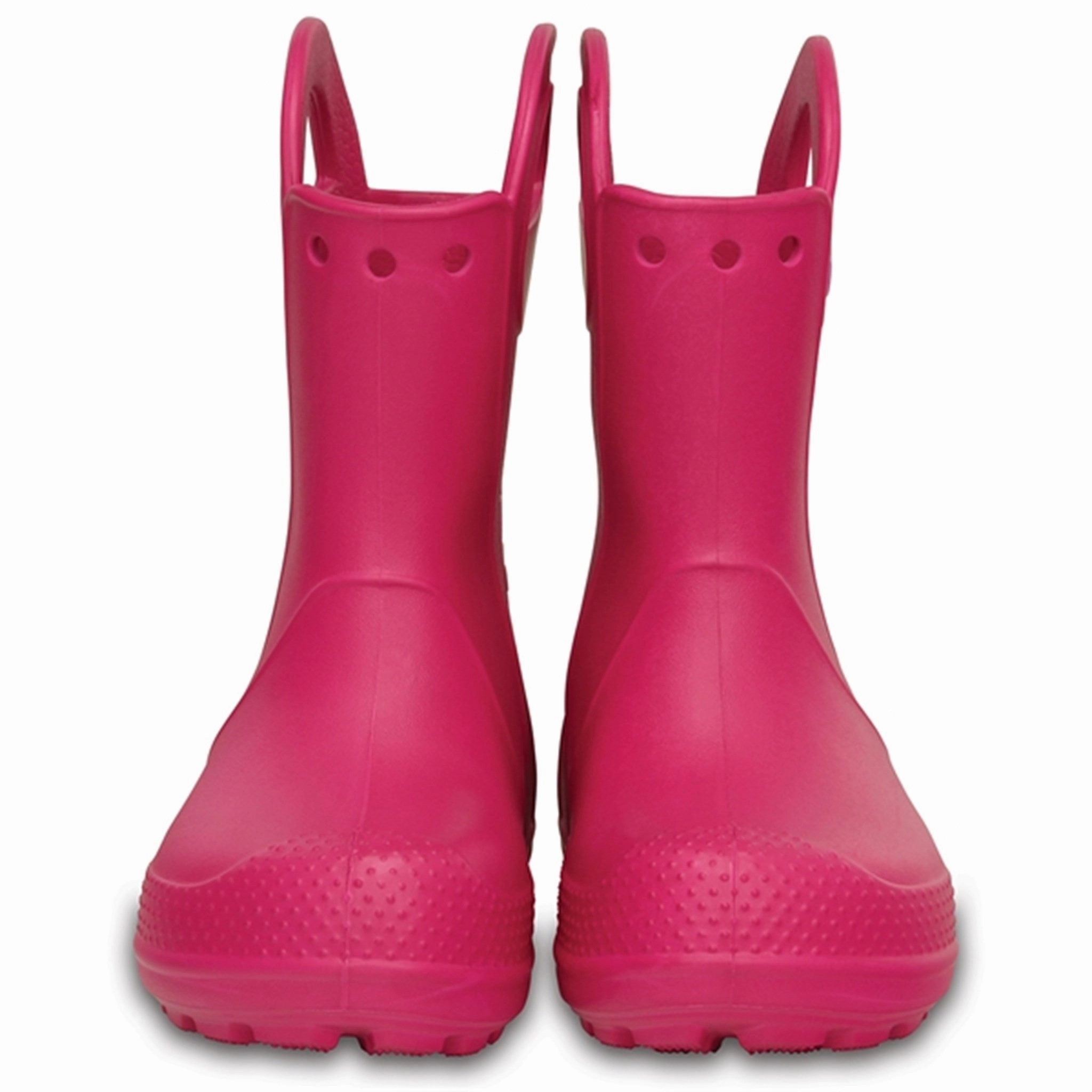 Grippy Outsole Functional Minimalist Crocs Handle It Rain Boots Candy Pink