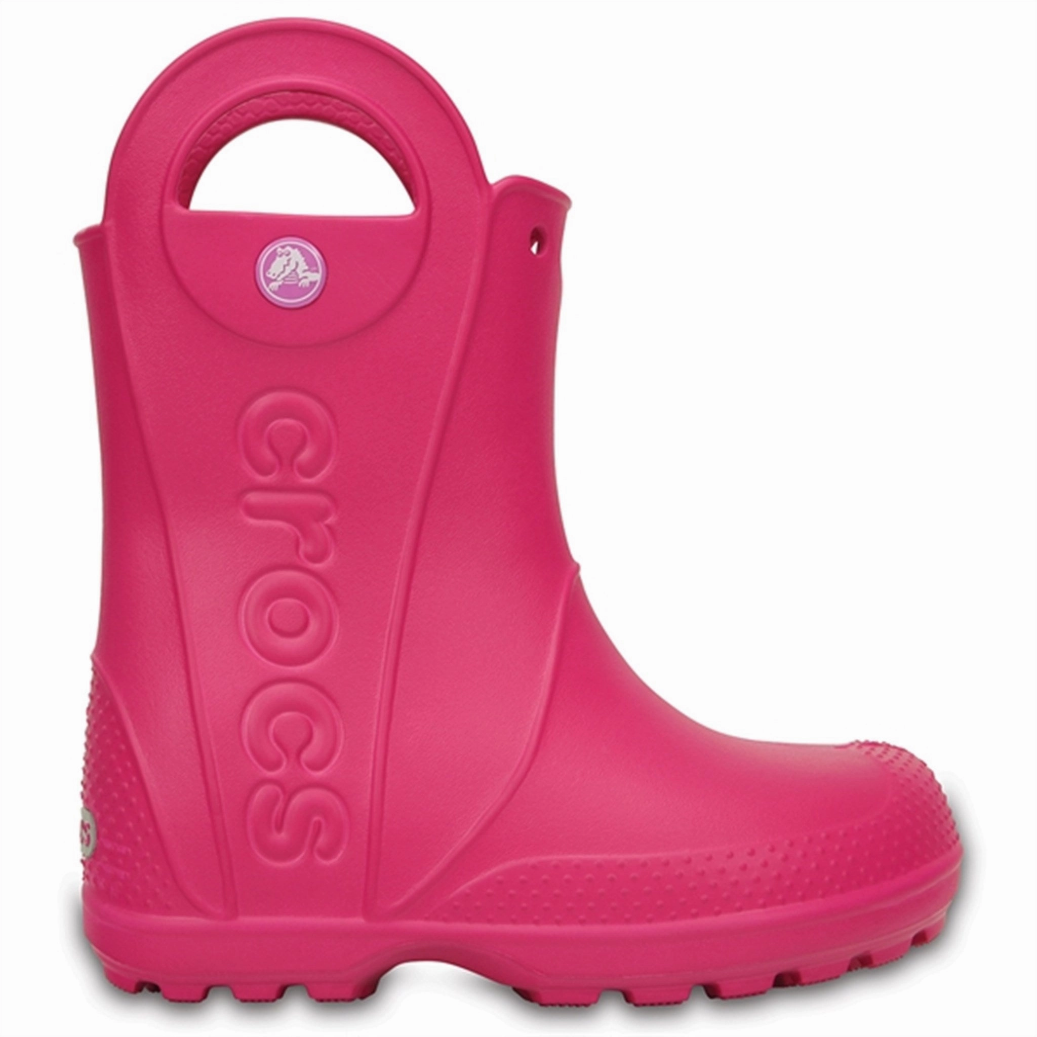 Crocs Handle It Rain Boots Candy Pink Travel purpose