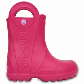 Crocs Handle It Rain Boots Candy Pink Travel purpose
