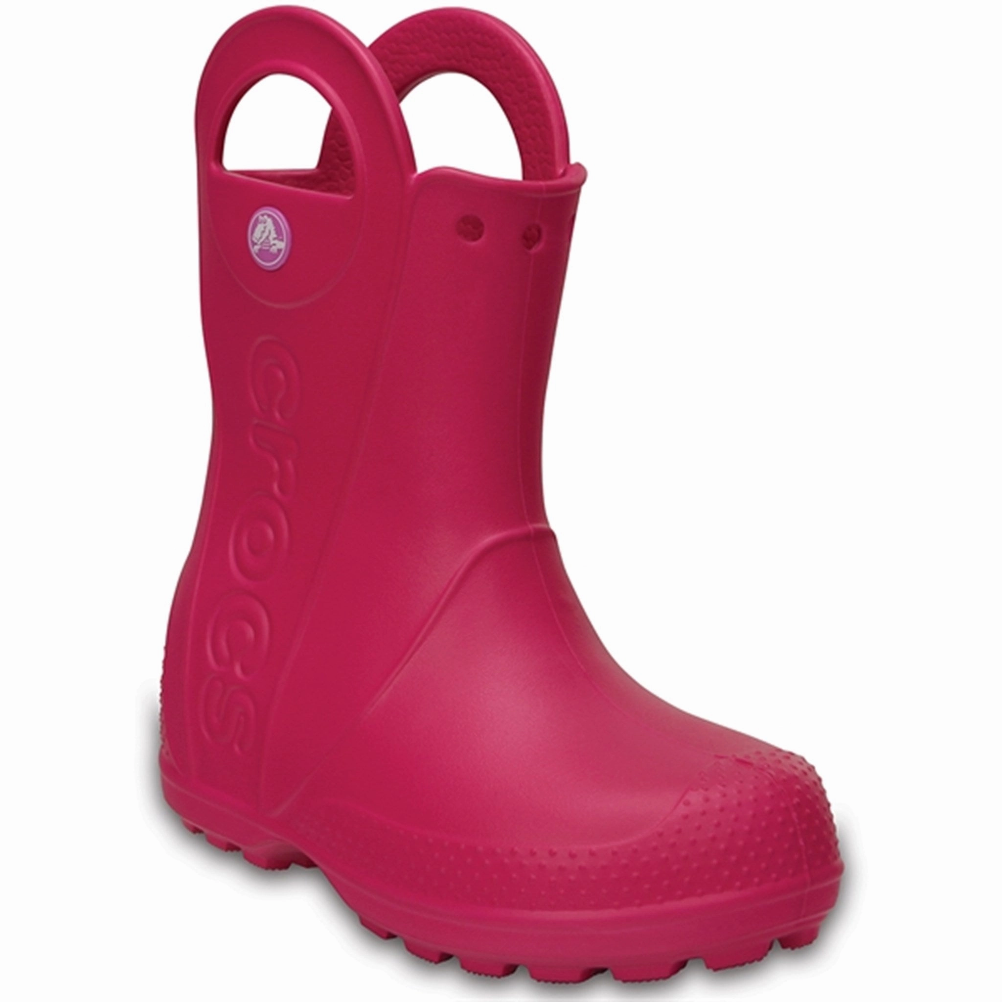 Crocs Handle It Rain Boots Candy Pink Stable Support Rainy Day Commuter Heavy-Duty Build