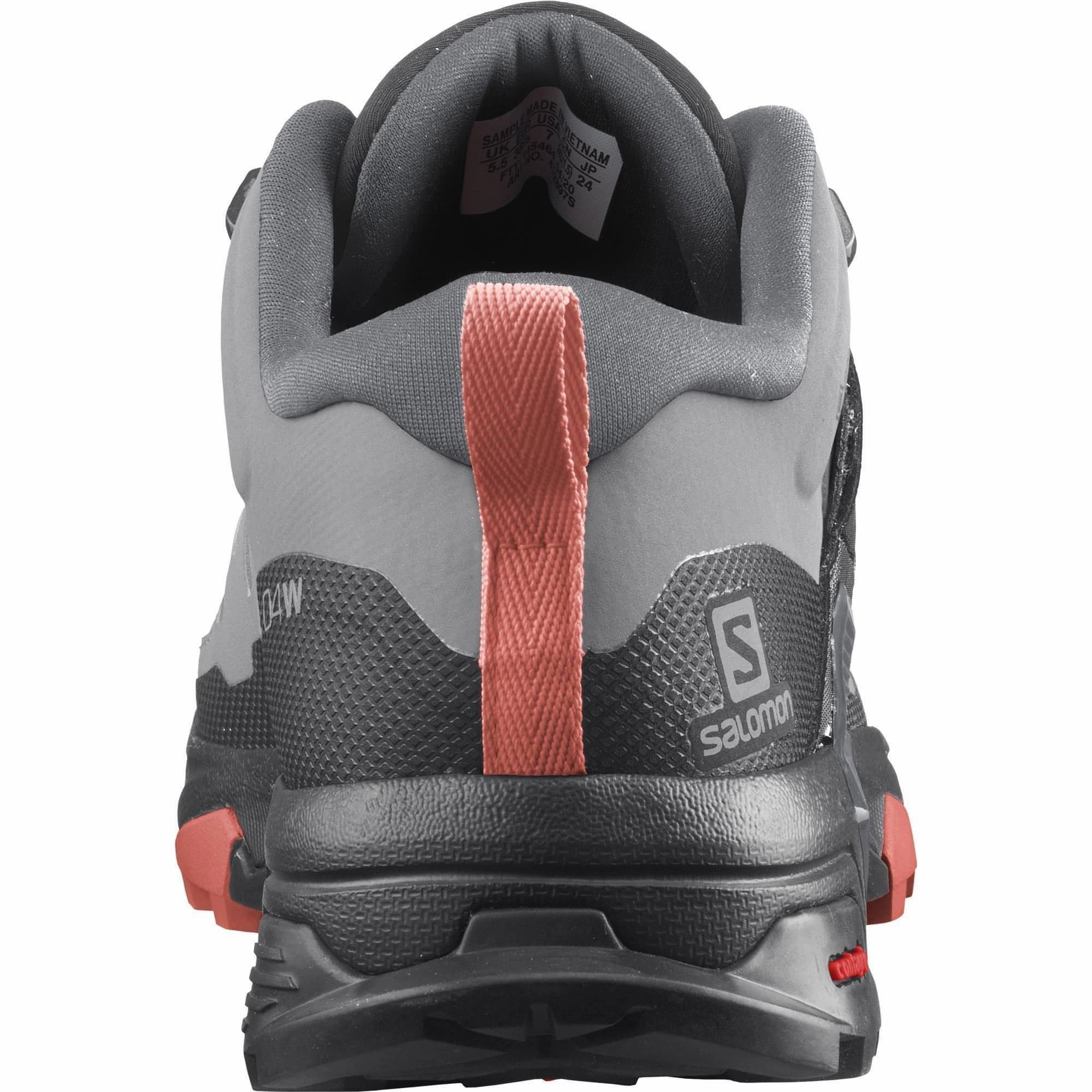 Salomon X Ultra 4 GORE-TEX Womens Walking Shoes - Grey Stretch Fabric