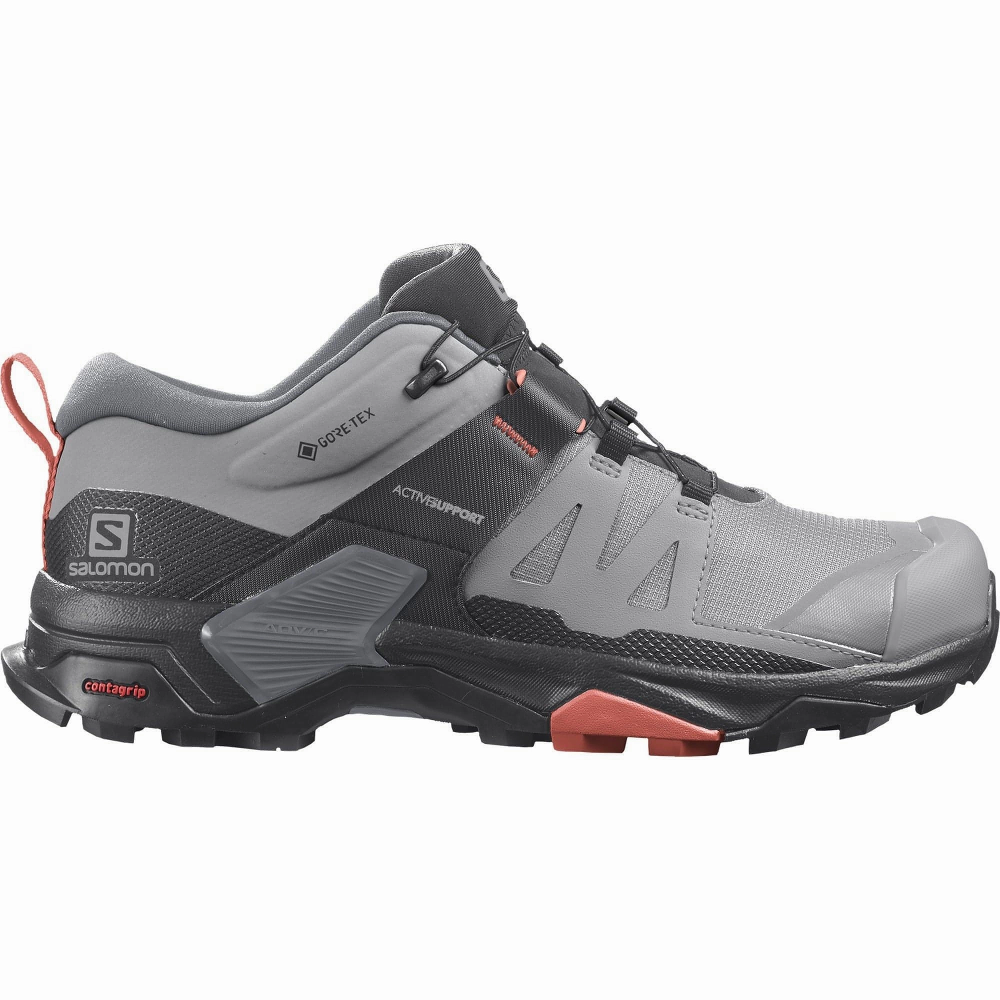 Salomon X Ultra 4 GORE-TEX Womens Walking Shoes - Grey Sports Gear shoe value improvement