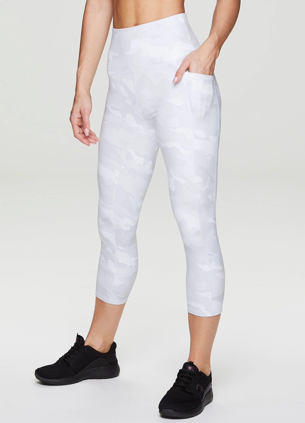 Elastic Prime Super Soft Camo Capri