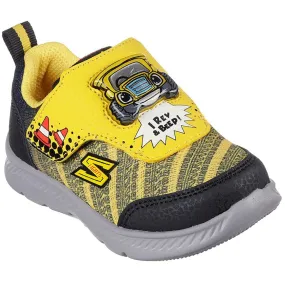 Skechers Boys Comfy Flex 2,0 Sneakers Yellow Black Padded flexibility