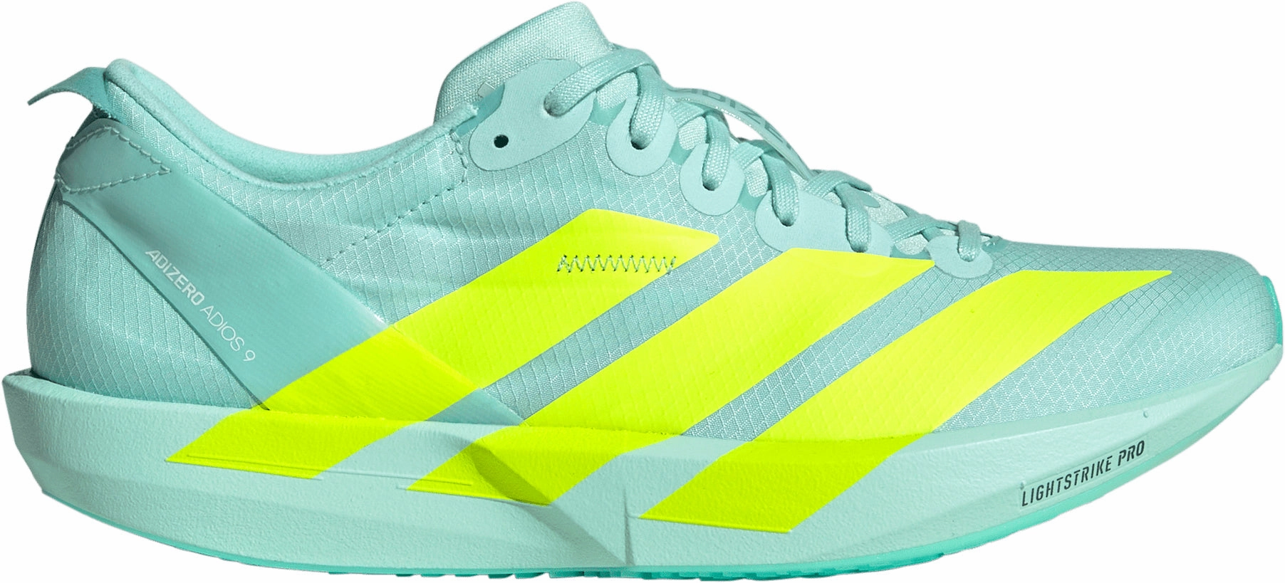 Max Air Motion Boost adidas Adizero Adios 9 Womens Running Shoes - Green