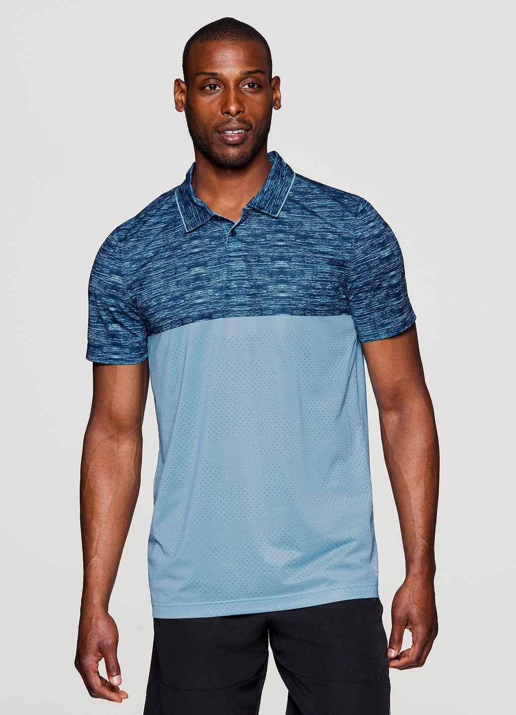 Stay On Course Closed Mesh Polo Affordable Fashion Structured silhouette