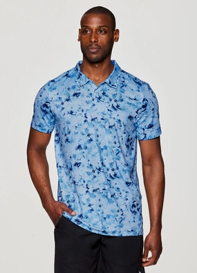 Stay On Course Floral Polo Ergonomic Cut NonIrritating Fabric