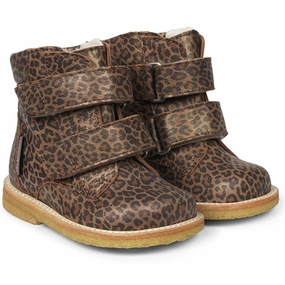 Angulus Beginner Tex-Boots w Velcro Brown Leo Outdoor Tested Desert Design