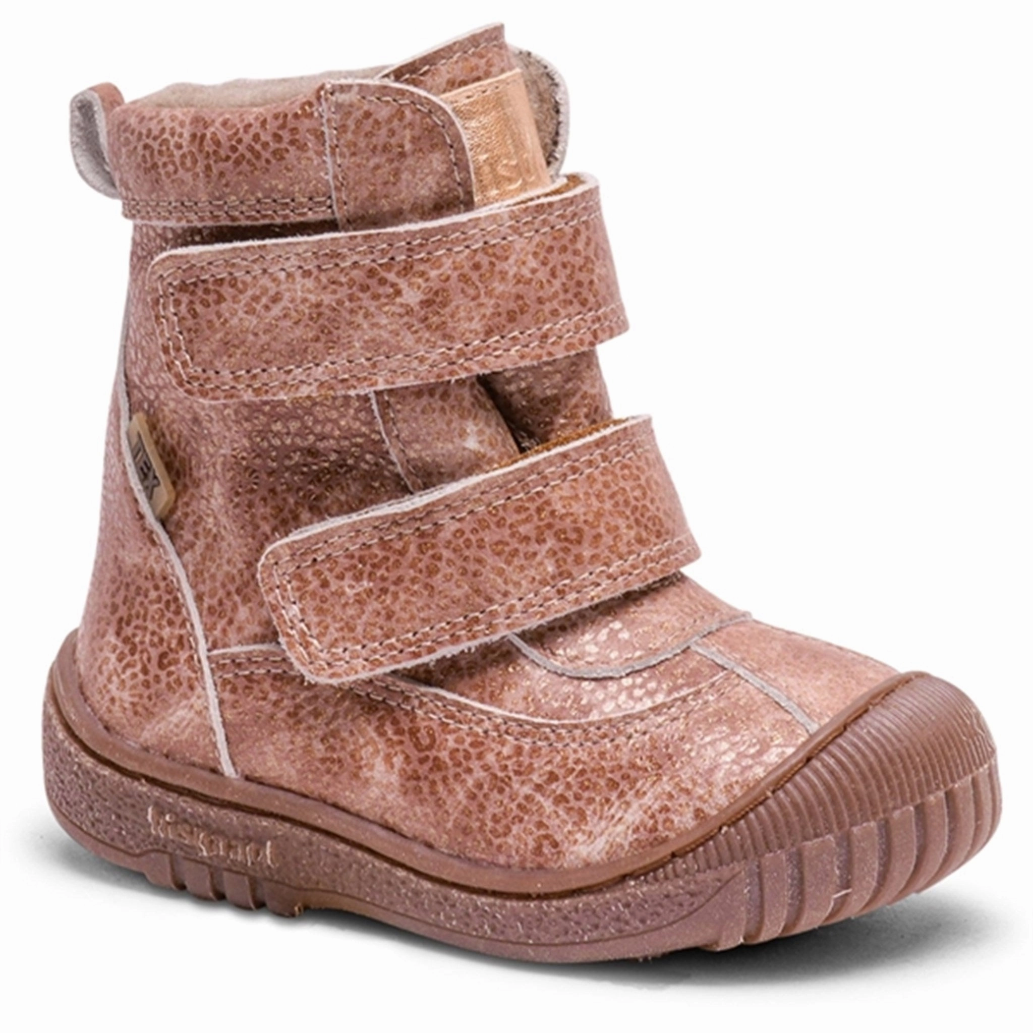 Bisgaard Ellis Tex Boots Brown Fantasy Rubberized Tread Protective Finish Snow Trekker